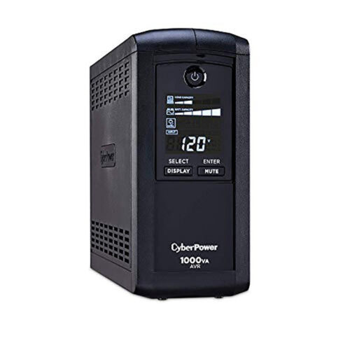 CyberPower CP1000AVRLCD Intelligent LCD UPS System, 1000VA/600W